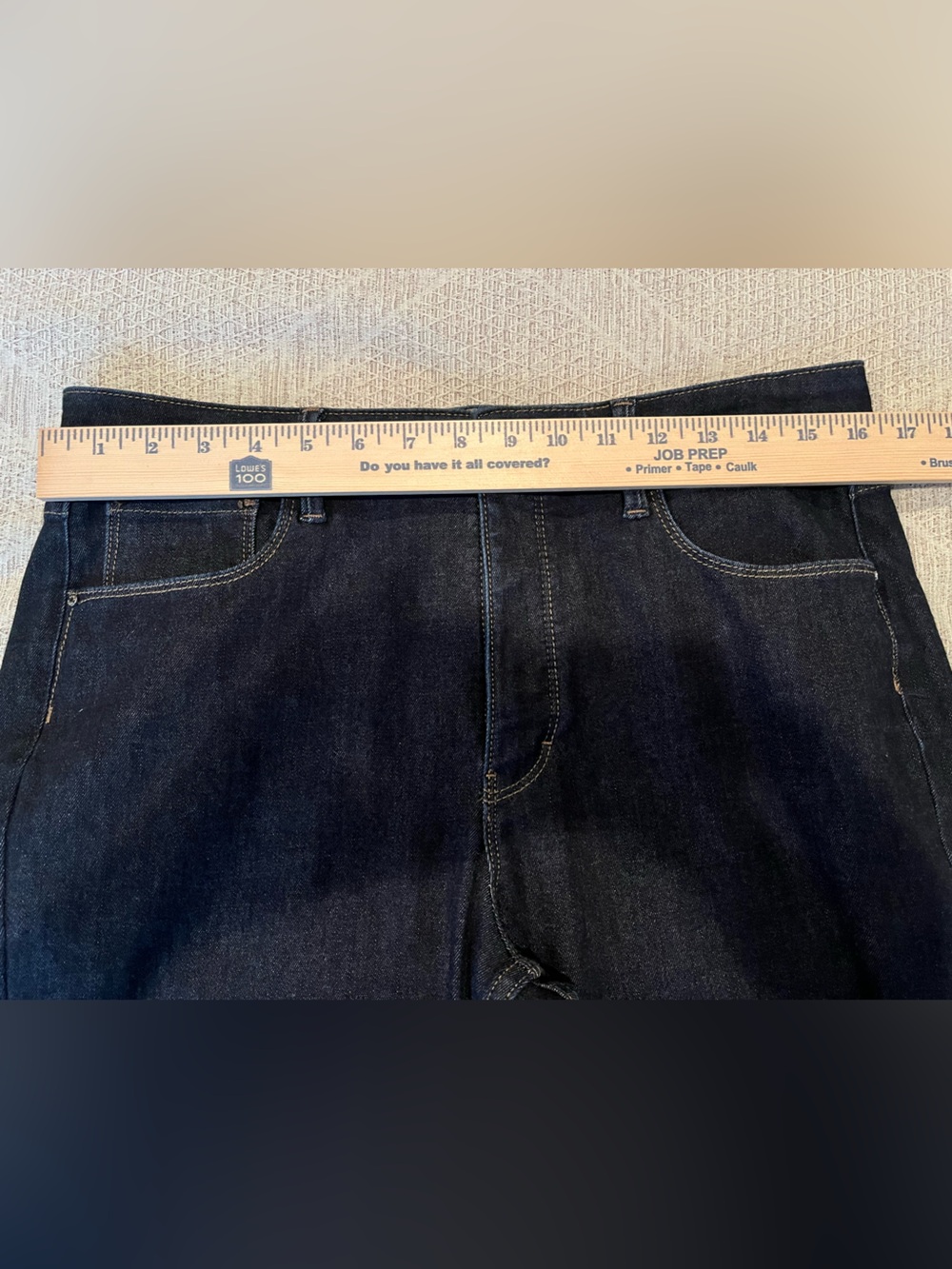 White House Black Market Sculpt Skinny Ankle High-Rise Dark Blue Denim Jeans - Picture 3 of 5
